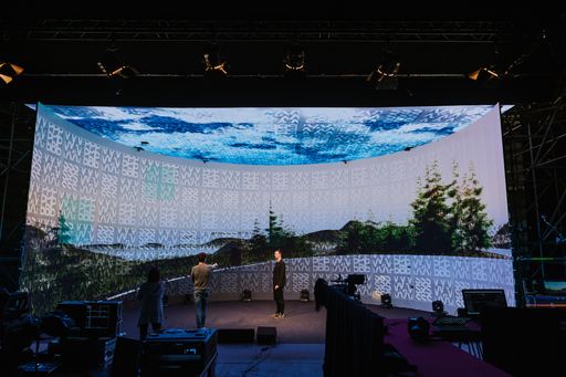 Vorschau Bild von Technik-Set-up im Virtual Production Studio Vienna