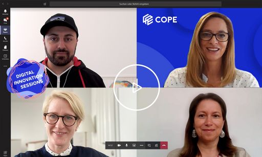 Ali Mahlodji, Xenia Daum (COPE), Nicola Dietrich (COPE), Livia
Dandrea-Böhm (A1)
