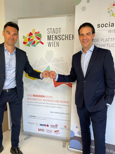 Emil Diaconu (GF Social City Wien); Sharif Shoukry
(GF Österreichischer Sportwettenverband)