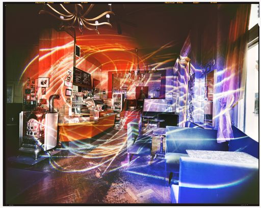 Vorschau Bild von Chromatische Intervention Frühjahr 2021 Lupenobjekt
mit Original-Diapositiv 20,1 x 25,4 cm (8 x 10“), hinterleuchtet