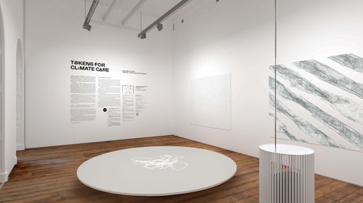  Tokens for Climate Care, 2021 Interaktive
Laserinstallation Österreich-Beitrag / London Design Biennale 2021
Installation view Rendering © Some Place Studio