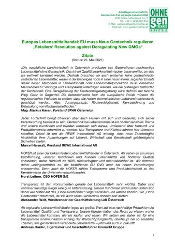 Vorschau Bild von Zitate Retailers Resolution