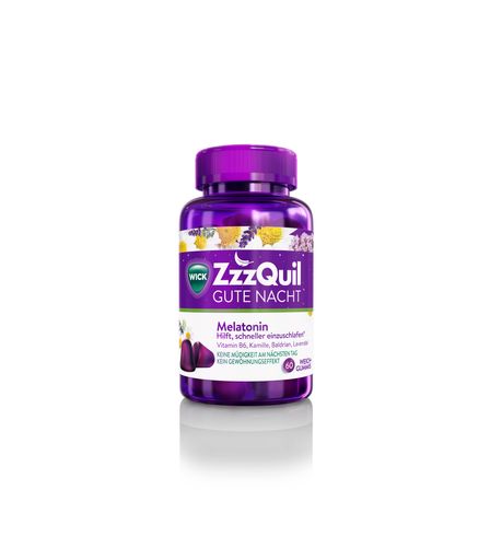 WICK ZzzQuil Gute Nacht hilft dank Melatonin schneller
einzuschlafen und enthält zusätzlich Vitamin B6 sowie eine Mischung
aus Pflanzenextrakten von Kamille, Lavendel und Baldrian. / Wenn
alle Schäfchen gezählt sind: Angenehm schneller einschlafen mit dem
neuen WICK ZzzQuil Gute Nacht / Weiterer Text über ots und
www.presseportal.de/nr/13483 / Die Verwendung dieses Bildes ist für
redaktionelle Zwecke unter Beachtung ggf. genannter
Nutzungsbedingungen honorarfrei. Veröffentlichung bitte mit
Bildrechte-Hinweis.
