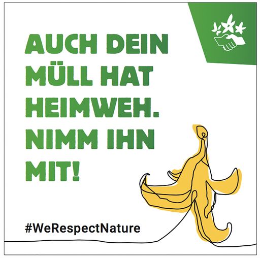 Vorschau Bild von Die Naturfreunde starten noch im Juni ihre Kampagne
WeRespectNature, wo auch das Problem Müll in den Bergen thematisiert
wird.