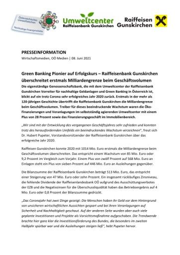 Vorschau Bild von PABilanzUmweltcenterRBGunskirchen