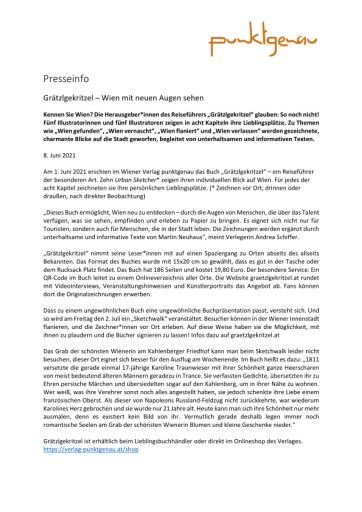 Vorschau Bild von Grätzlgekritzel – Wien mit neuen Augen sehen Presseinformation