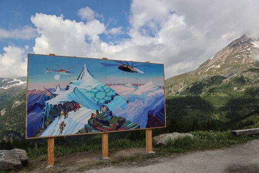 Vorschau Bild von Kunstwerk von Anna Meyer bei der Auffahrt von
Heiligenblut