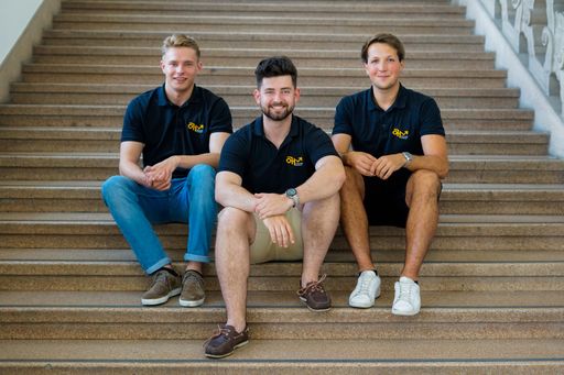 Pressefoto des neuen Vorsitzteams der ÖH Uni Innsbruck