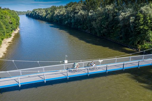  Bild zeigt: Radbrücke am Murradweg R2 Donnersdorf
kurz vor Bad Radkersburg Veröffentlichung nur mit©pixelmaker.at