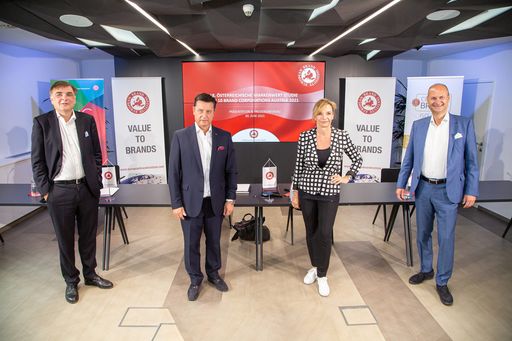https://www.apa-fotoservice.at/galerie/25472
Im Bild v.l.n.r.: Dr. Gerald GANZGER Rechtsanwalt,
Lansky, Ganzger & Partner; KR DI Dr. Gerhard HREBICEK, MBA,
Präsident European Brand Institute; Karin SEYWALD-CZIHAK,
Geschäftsführerin ÖBB Werbung GmbH; Mag. Herbert KOVAR, Managing
Partner Tax, Deloitte Österreich