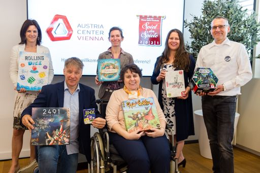 Bekanntgabe Österreichischer Spielepreis im Austria
Center Vienna