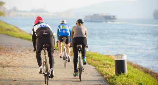 Radfahren liegt im Trend. viadonau schafft entlang
der Donau perfekte Bedingungen.