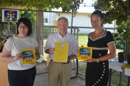 Vorschau Bild von Die beiden Schulen - VS und NMS - in Lockenhaus
erhalten die PILGRIM-Keramik-Tafeln.