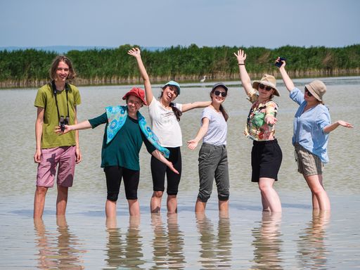 Vorschau Bild von Einige Mitglieder im Nationalpark Neusiedlersee.
