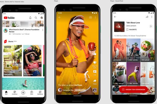 YouTube Shorts kommt nach Österreich