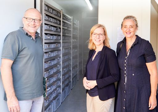 Die neue ARCHE NOAH Gefrierkammer wurde feierlich
eröffnet.