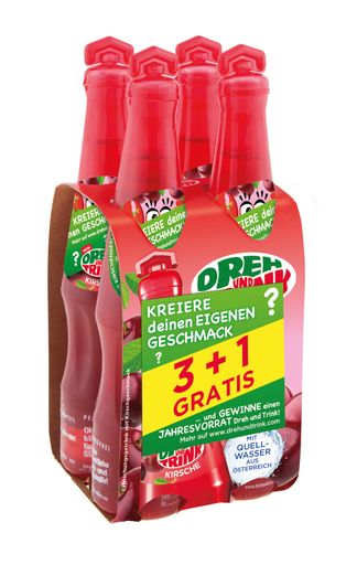 Vorschau Bild von Offizielle Abbildung zum 4er Pack der "Mein Dreh
und Trink" Promotion