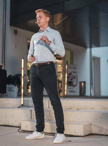 Vorschau Bild von Startup Unetiq beim Pitching