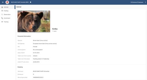 Vorschau Bild von Die Anwendung der digitalen Lösung zur Erfassung
und Verwaltung von Tierdaten wurde mittels User Experience Design
für Nutzer optimal angepasst und vereinfacht.
