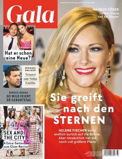 GALA Cover Heft 33/2021 / Weiterer Text über ots und
www.presseportal.de/nr/6106 / Die Verwendung dieses Bildes ist für
redaktionelle Zwecke unter Beachtung ggf. genannter
Nutzungsbedingungen honorarfrei. Veröffentlichung bitte mit
Bildrechte-Hinweis.