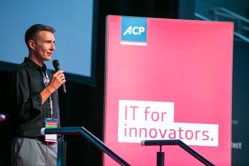 ACP Geschäftsführer Claudius Ghedina eröffnet die
ACP IT Conference 2021