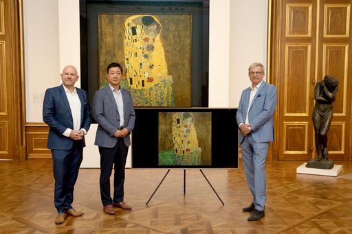 Belvedere und Samsung stellen die neue Kooperation
im Rahmen des ART STORE von The Frame TV vor