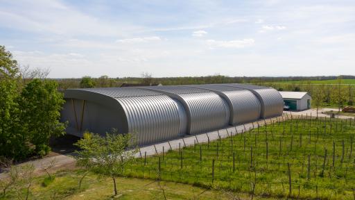 Metallfassade Mehrzweckhalle