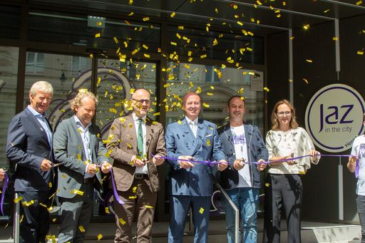 Ribbon Cutting Jaz in the City Vienna
