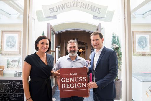Verleihung des AMA GENUSS REGION Gütesiegel an das
Schweizerhaus in Klagenfurt