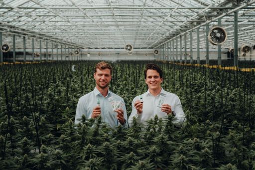  Florian Lorenz und Christopher Martens,
Geschäftsführung von Hanfama