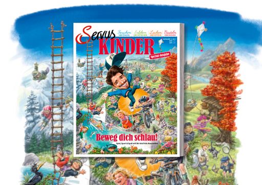  Die neue Servus Kinder-Ausgabe mit Felix Neureuther