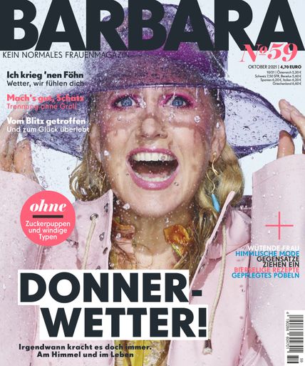BARBARA Nr. 59 Cover / Weiterer Text über ots und
www.presseportal.de/nr/118476 / Die Verwendung dieses Bildes ist für
redaktionelle Zwecke unter Beachtung ggf. genannter
Nutzungsbedingungen honorarfrei. Veröffentlichung bitte mit
Bildrechte-Hinweis.