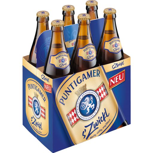 Das naturtrübe Bier mit 4,9% Alkoholgehalt ist in
der 0,5l Mehrwegflasche erhältlich und lädt ein, künftig öfter zu
zwickln.