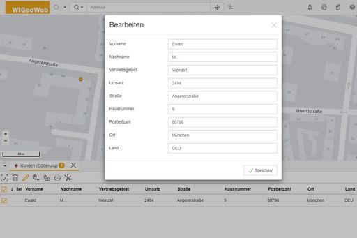 Vorschau Bild von Erfassen Sie Daten im WIGeoWeb automatisiert oder
manuell.