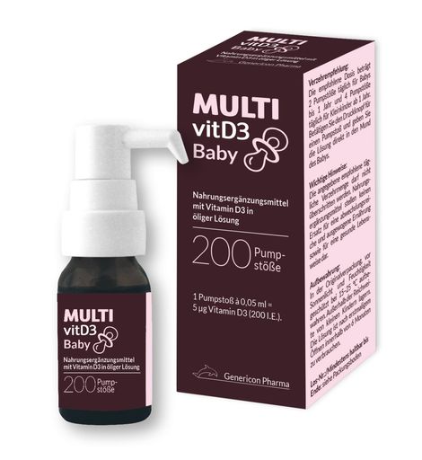 Nahrungsergänzungsmittel MULTIvitD3 Baby