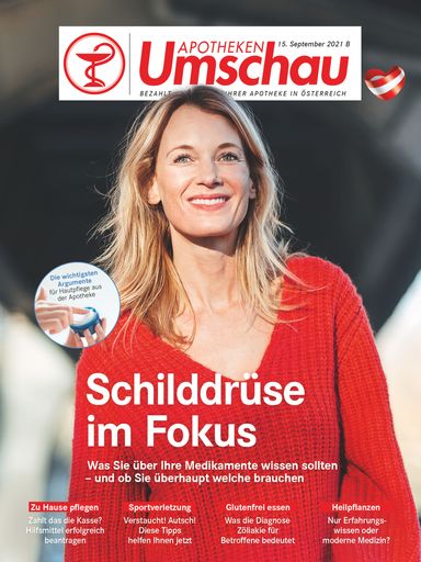 Apotheken Umschau Ausgabe 9B/2021 für Österreich Die Verwendung
dieses Bildes ist für redaktionelle Zwecke honorarfrei, es darf
jedoch nur im Zusammenhang mit dieser Pressemeldung und mit
vollständigem Bildrechtehinweis veröffentlicht werden. / Hashimoto:
Was gegen Schilddrüsenunterfunktion hilft / Wie Betroffene die
Autoimmunkrankheit Hashimoto mit Medikamenten in den Griff bekommen
können / Weiterer Text über ots und www.ots.at/ Die Verwendung
dieses Bildes ist für redaktionelle Zwecke unter Beachtung ggf.
genannter Nutzungsbedingungen honorarfrei. Veröffentlichung bitte
mit Bildrechte-Hinweis.