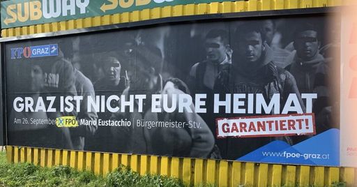 NEOS Graz fordern FPÖ auf die widerrechtlich
genutzten Plakate in Graz sofort abzuhängen