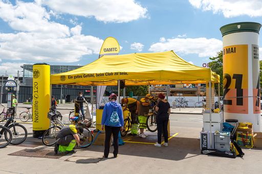  Climate Impact Day – ÖAMTC Popup Fahrrad-Stützpunkt