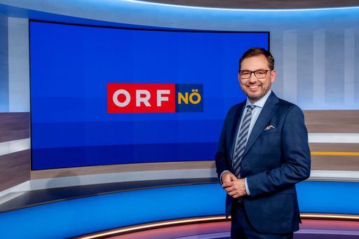Vorschau Bild von Robert Ziegler im NÖ heute Studio - Nahaufnahme