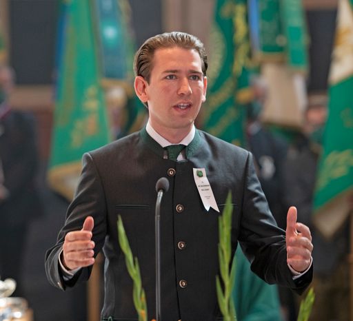 Vorschau Bild von Bundeskanzler Sebastian Kurz bei seiner
Wallfahreransprache in der Basilika Mariazell.