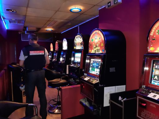 Illegales Glücksspiellokal