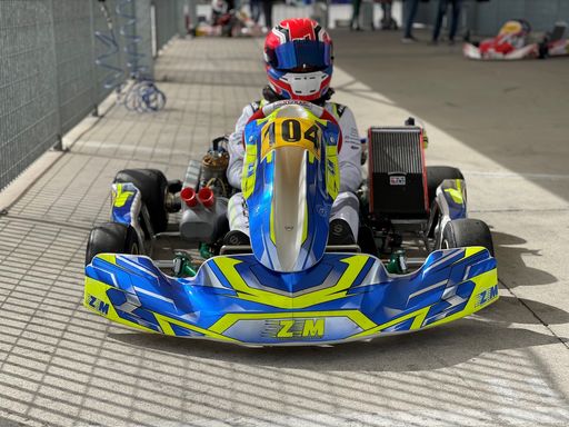  Der Wiener Max Habicht gewann den Titel "Rok Cup
Italia-Champion".