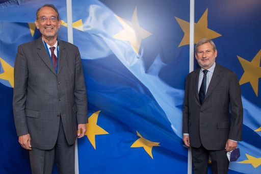 Wissenschaftsminister Heinz Faßmann und
EU-Kommissar Johannes Hahn