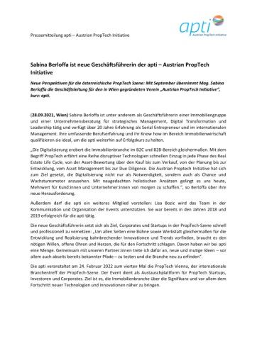 Vorschau Bild von Pressemeldung als PDF