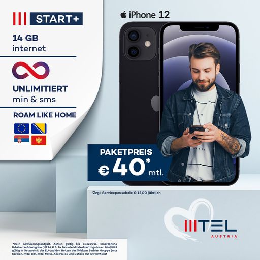 Vorschau Bild von MTEL Start+ Tarif plus iPhone12