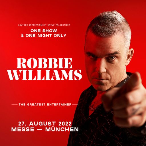 ARTWORK Robbie Williams - ONE SHOW & ONE NIGHT ONLY