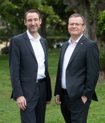 Vorschau Bild von ENIO Führungsduo Markus Litzlbauer und Michael
Viktor Fischer