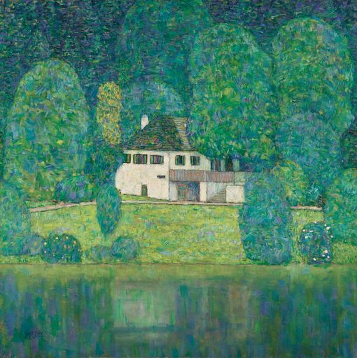 Vorschau Bild von Gustav Klimt (1862-1918), Litzlbergkeller, 1915/16,
Öl auf Leinwand, 110 x 110 cm, Privatbesitz, Dauerleihgabe im
Leopold Museum, Wien