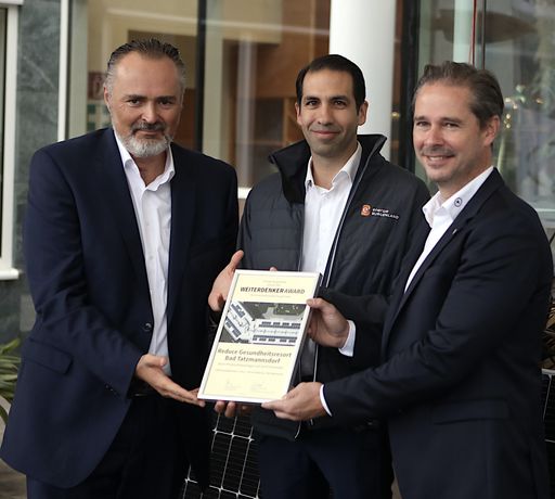 Übergabe des "Weiterdenker-Awards" an das Reduce
Gesundheitsresort Bad Tatzmannsdorf.