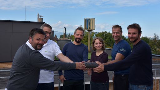 Vorschau Bild von Das Team hinter CarStorCon. V.r.n.l: Hannes-Junginger Gestrich /
Carbonfuture.earth, Tobias Ilg / EnergieWerk Ilg, Julia Roth /
Carbon Instead, Harald Bier / EBI, Axel Preuß / Ingenieurbüro Axel
Preuß, Marcel Huber / SynCraft